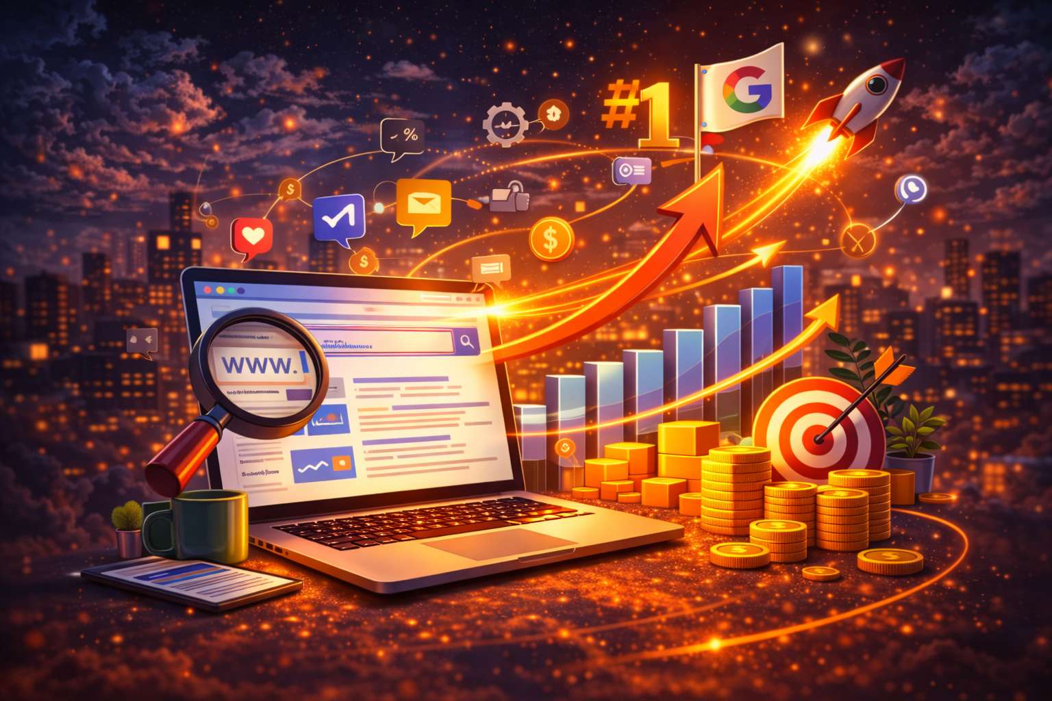 गूगल में अपनी वेबसाइट को टॉप पर कैसे लाएं?